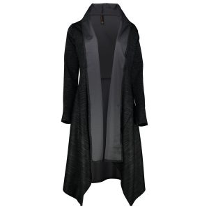 مانتو عبایی مشکی بلند برند ZARA