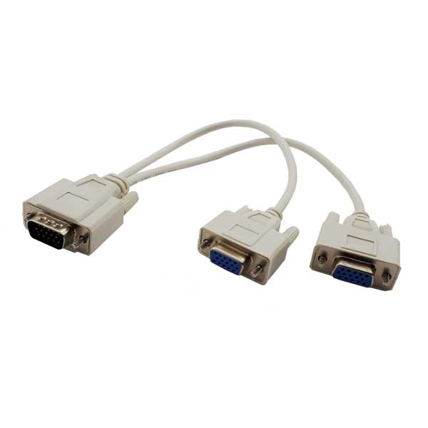 0000026210 تبديل 1 به 2 پورت VGA شيرينک برند Great - تصویر 1