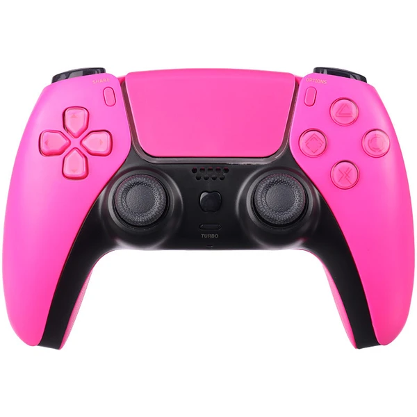 دسته بازي بي سيم طرح پلي استيشن فايو P4-Plus T29 PS4 / PC صورتي