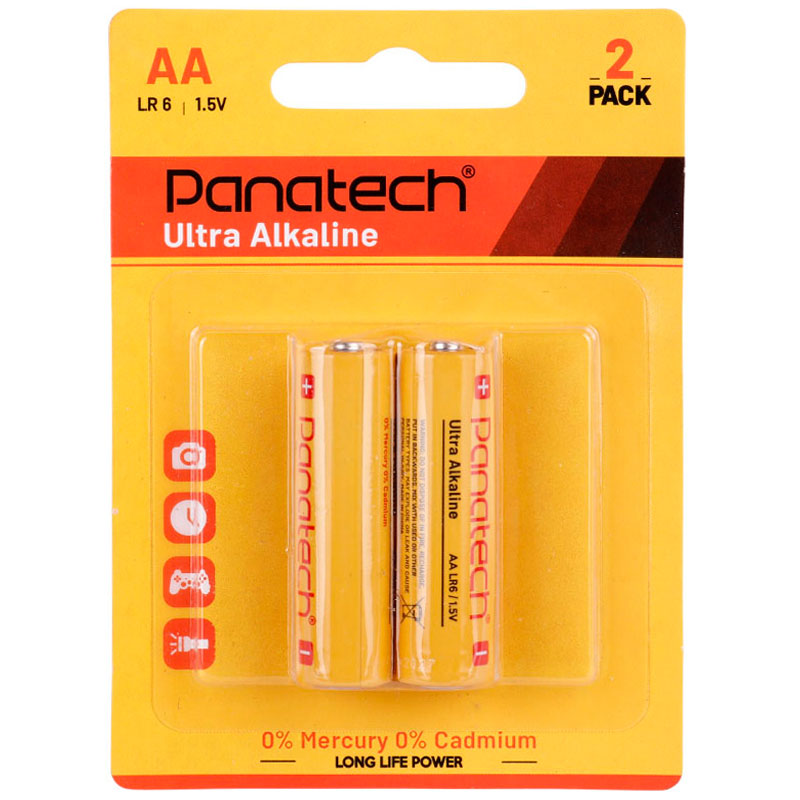 Panatech-Ultra-Alkaline-LR-6-1.5V-AA-Battery باتري جفت کارتي قلم Panatech Ultra Alkaline - تصویر 1